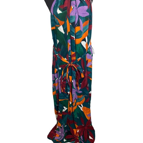 ELOQUII Plus Size 22/24 Printed Halter Dress safari printed block NEW - Picture 14 of 15